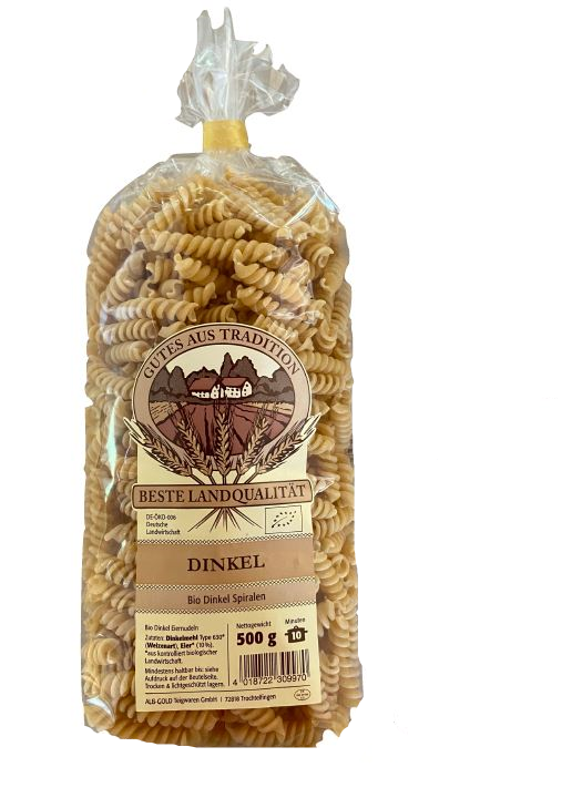 Dinkel-Spiralen-albgold Bio Dinkel Spiralen