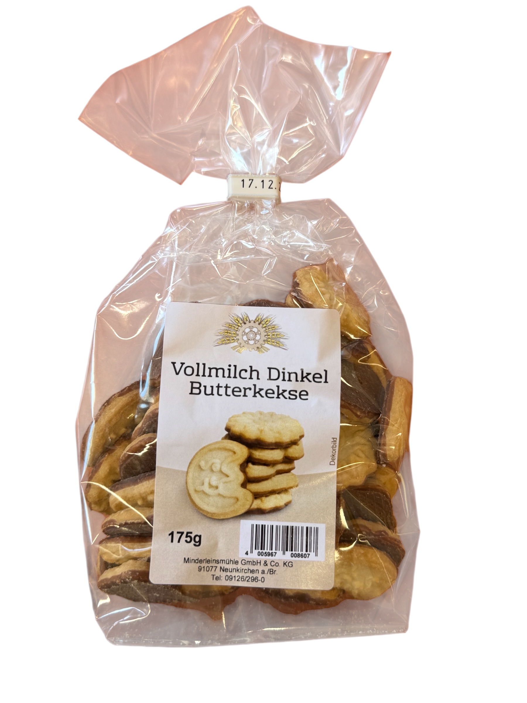 Vollmilch Dinkel Butterkekse