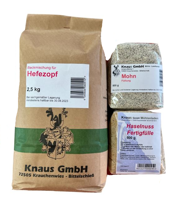 Hefezopf Set