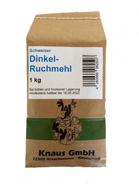 Schweizer Dinkel-Ruchmehl